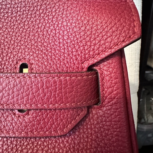 (Sold) Hermes Birkin 30 Bordeaux clemence leather - Picture 12 of 16
